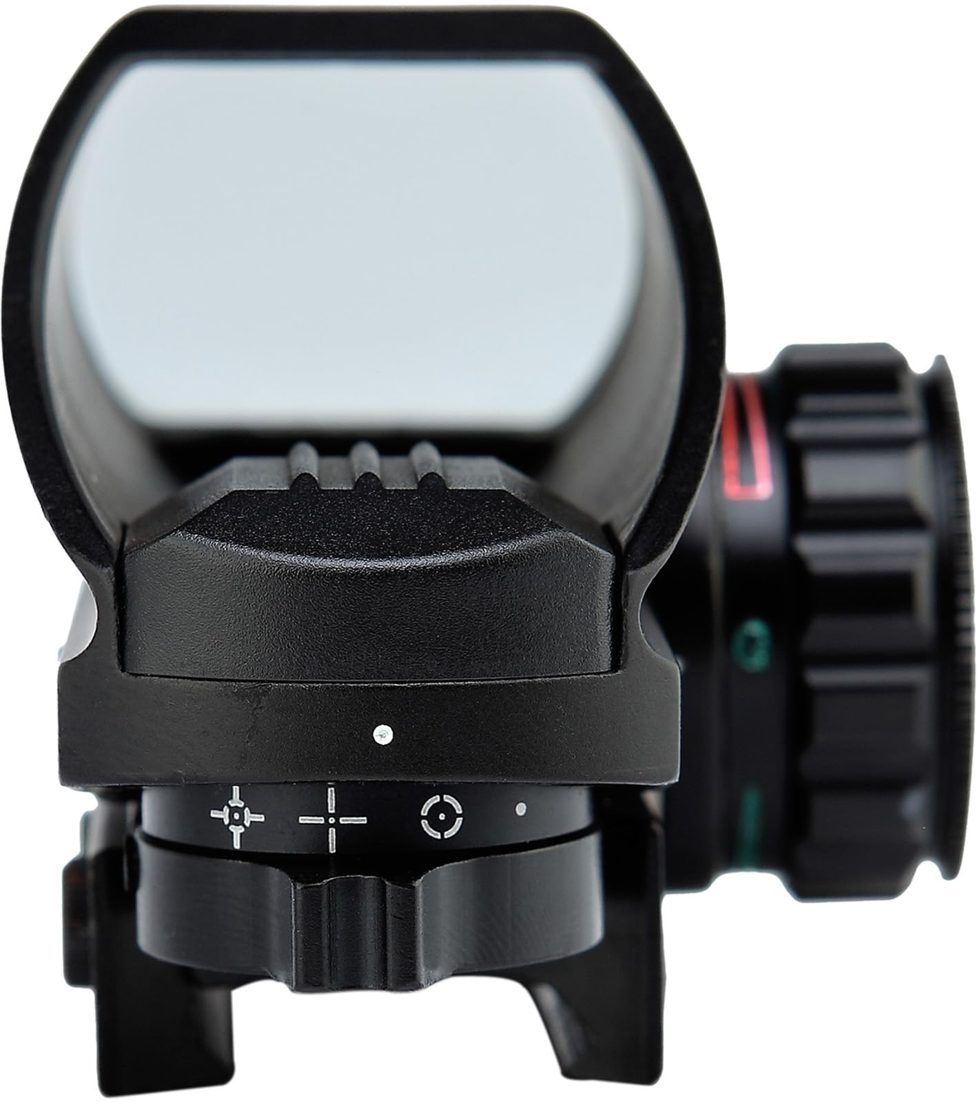 MAYMOC Red and Green Reflex Sight with 4 Reticles, with 20mm Mount Rail
