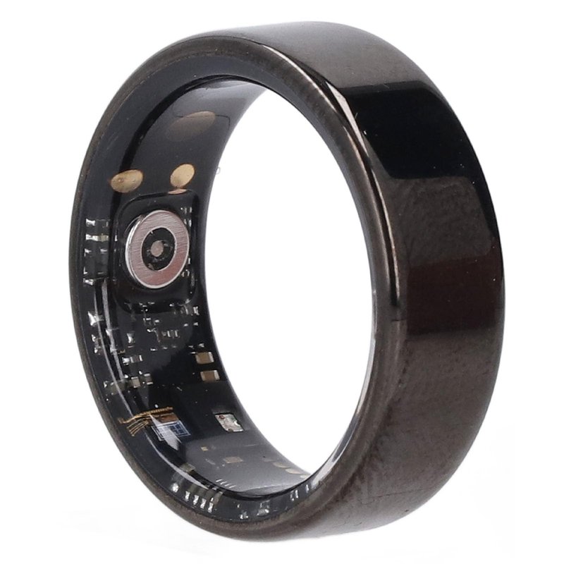 Fitness Tracker Ring, Smart Ring with Step Counter Calorie Tracking Multiple Sport Modes Remote Care for Men Women (Black 9)