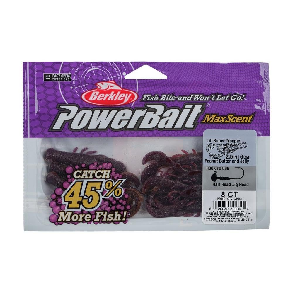 Berkley PowerBait MaxScent Lil' Super Trooper Fishing Soft Bait