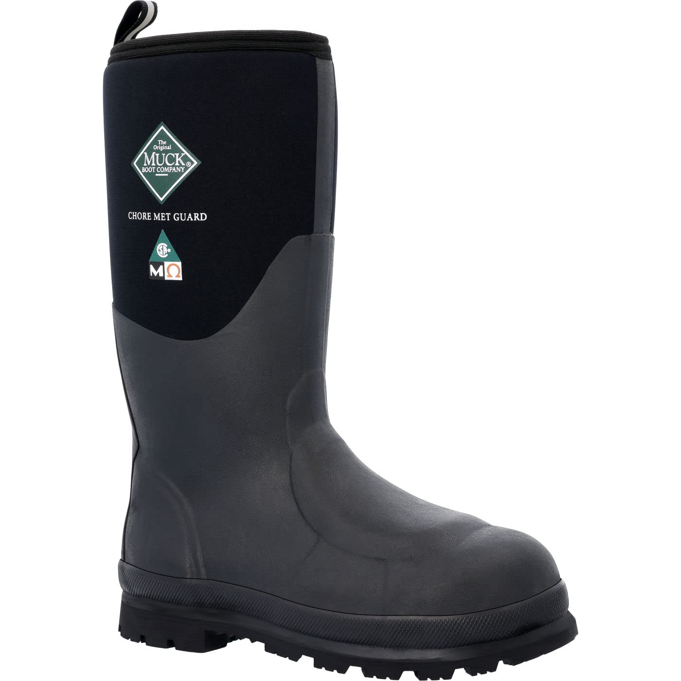 MUCK Men's Chore Met Guard Extreme CSA Rated Boot, Black, Size 14(M)