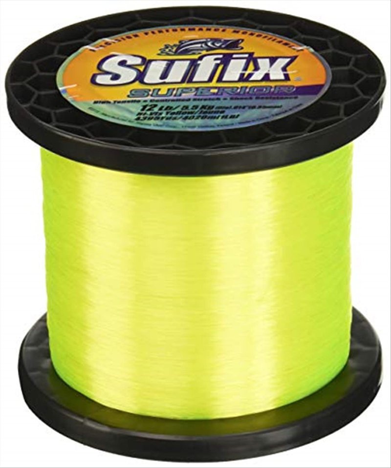 Sufix Superior 1-Pound Spool Size Fishing Line (Yellow, 20-Pound) (644-120)