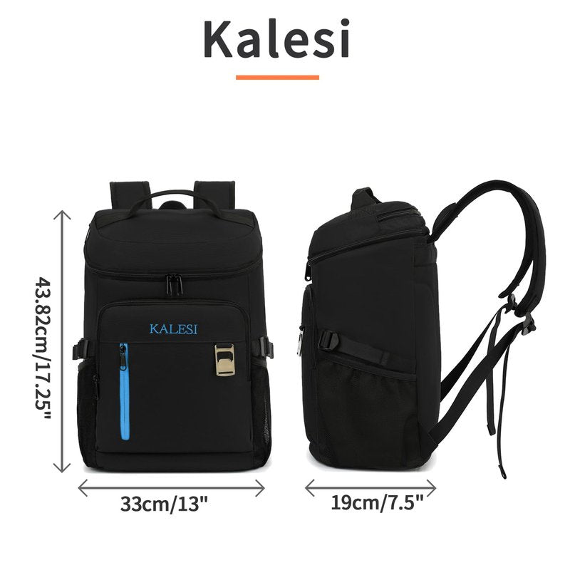 Kalesi Cooler Backpack 36 Cans Lightweight Insulated Leak-Proof Travel Camping Lunch Cooler for Men and Women (B-Floral-Cool)