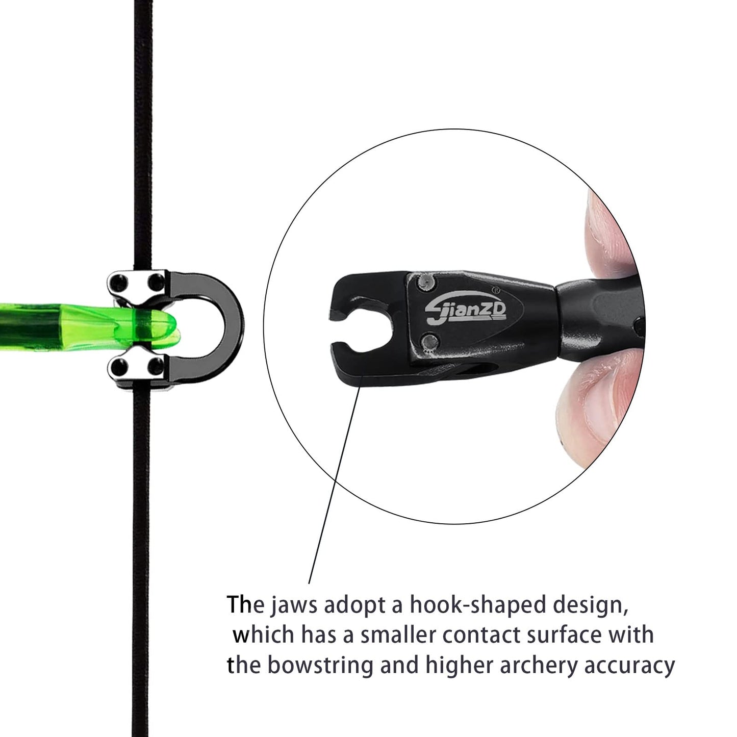 xxiaojun Compound Bow Aid Releaser and D Loop Rope，Adjustable Can Rotate 360° Thumb Release Bow Aluminum Alloy Aids，Archery Release Aids,for Outdoor Hunting,Adult Archery.