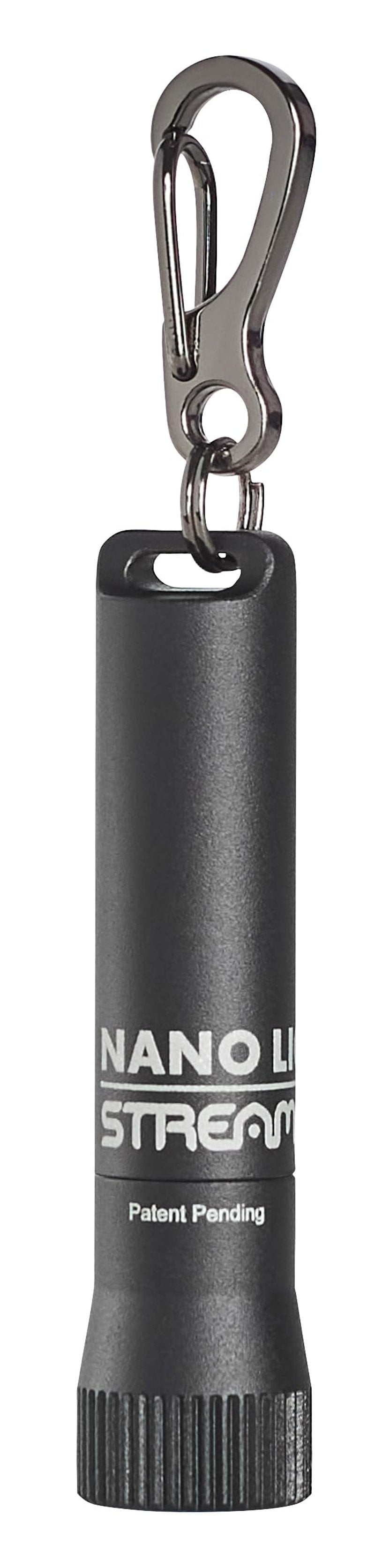 Streamlight 73020 Nano Light II 20-Lumens Miniature Keychain LED Flashlight with AAAA Alkaline Battery, Black