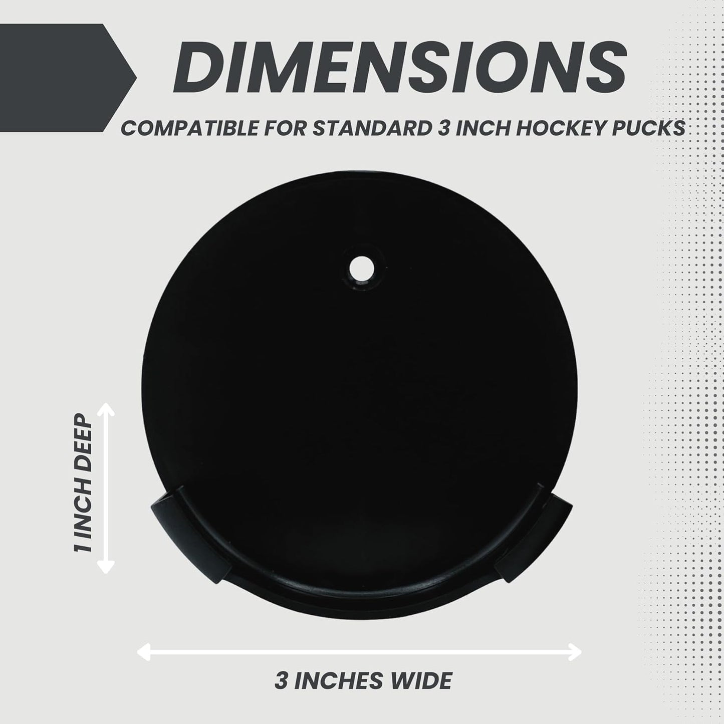 Hockey Puck Display Case Wall Mount - Perfect for Player Gifts | Ice Hockey Wall Decor | Showcase Your Game-Winning Trophy