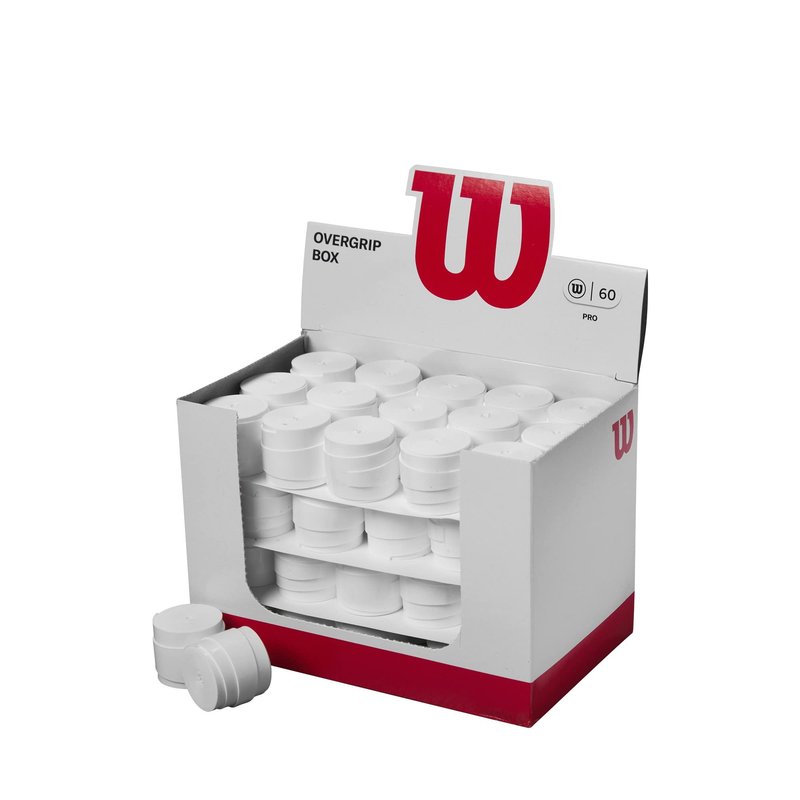WILSON Pro Overgrip - 60 Pack, White