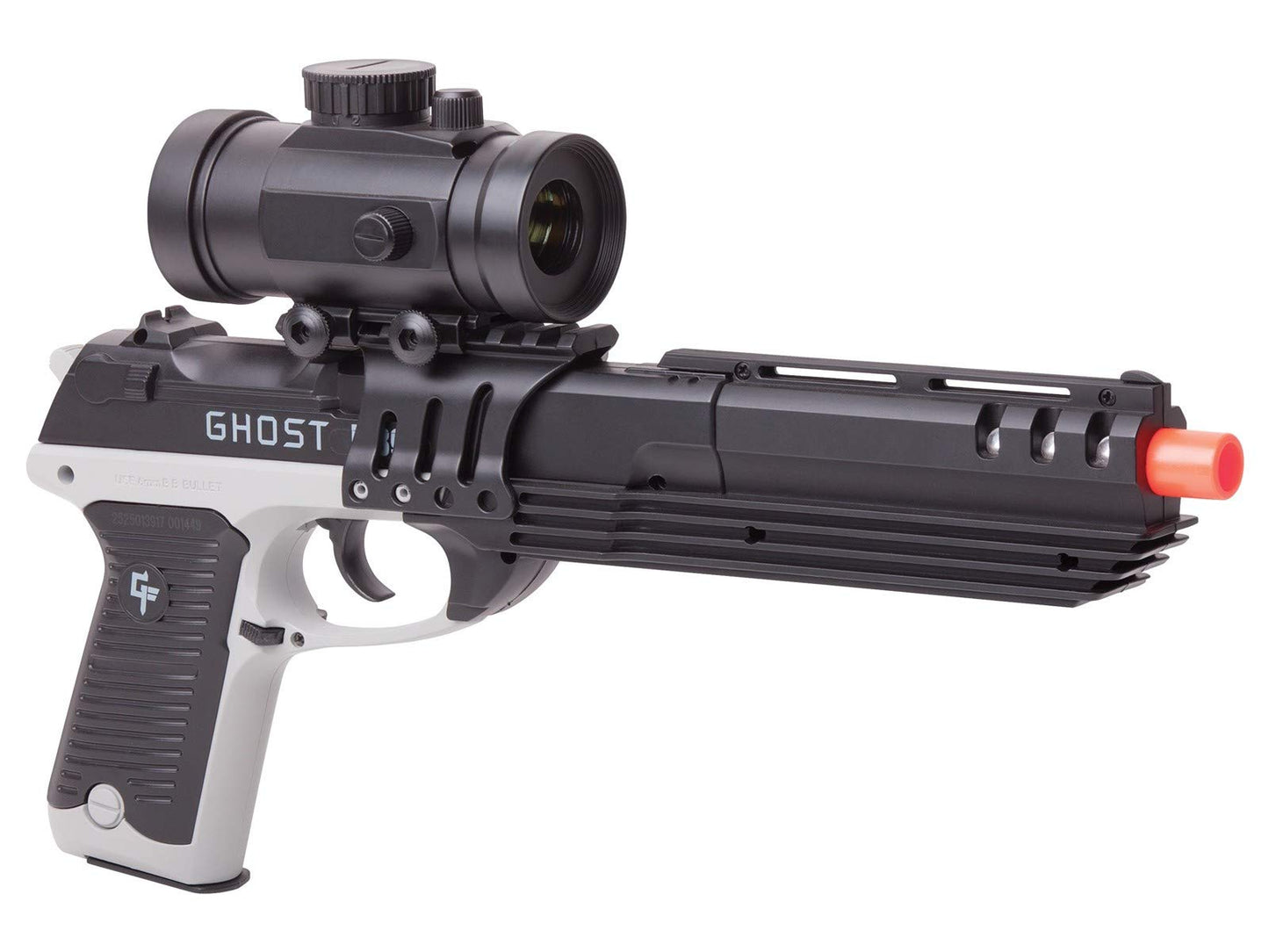 Game Face GFM39PG Ghost Mayhem Spring-Powered Single-Shot Airsoft Pistol