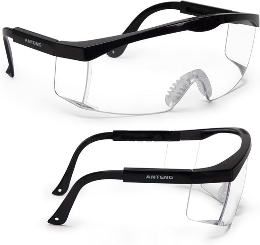 Safety Glasses - Anti-Impact Protective Eyewear for Shooting | Includes Eyeglasses Cleaning Cloth