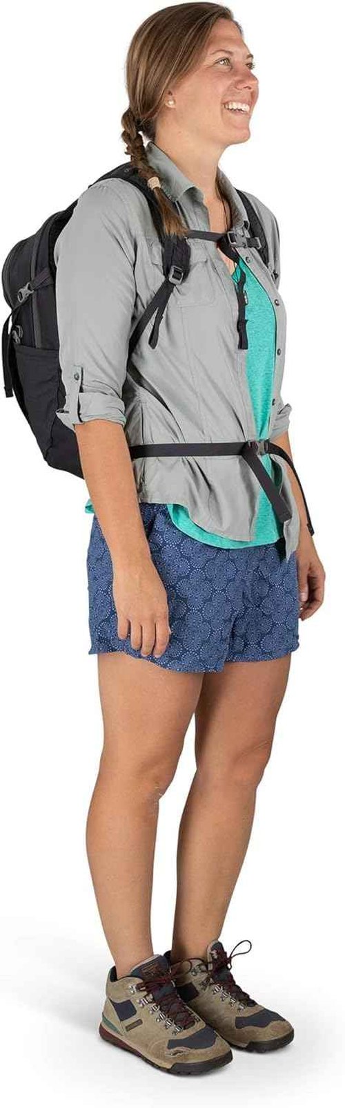 Osprey Daylite Plus Commuter Backpack – Lightweight, Everyday Pack with Laptop Sleeve and Water Bottle Pockets – Ideal for Work, School, and Travel with Versatile Storage Options, Black