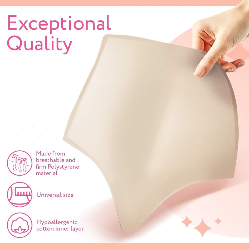 IMPRESA Lumbar Molder Liposuction Back Board - One Size, Beige Polystyrene - Breathable Post Surgery Compression Board - Lower Back Support