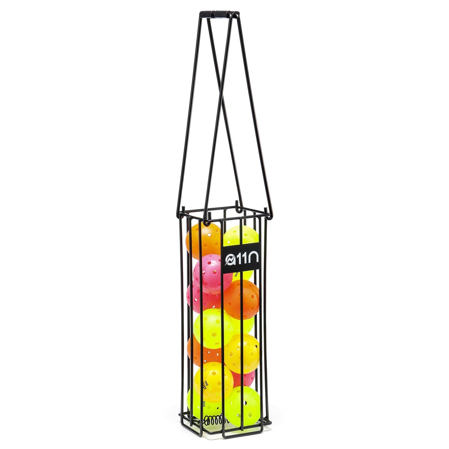 A11N Portable Pickleball Collector - Elevate Your Game with Effortless Ball Retrieval and Storage, Protect Your Body, for Pickleball/Tennis, Black