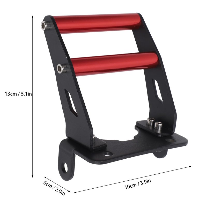 Electric Scooter Rear Foot Support, Durable Aluminum Alloy Construction, Rear Handle Bar Accessory, Lightweight Stable for Daily Commuters, Urban Riders, Travel Enthusiasts