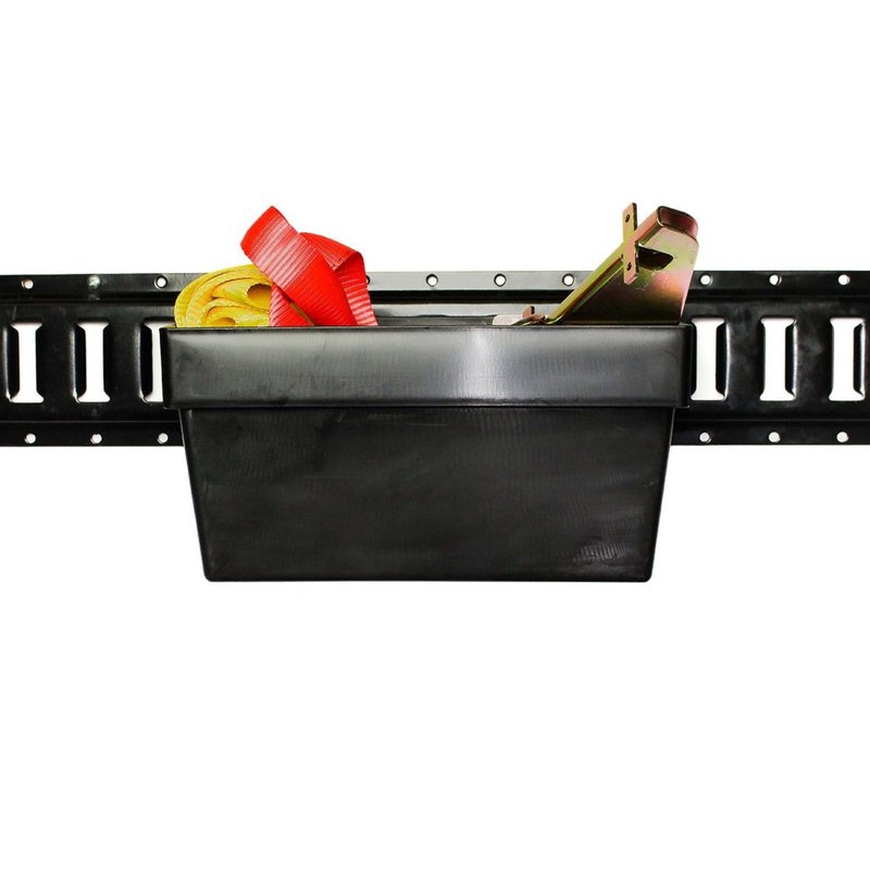DC Cargo Mall Large E Track Storage Bin – Heavy-Duty E Track Basket Organizer – Compact E Track Accessories for Enclosed Trailers