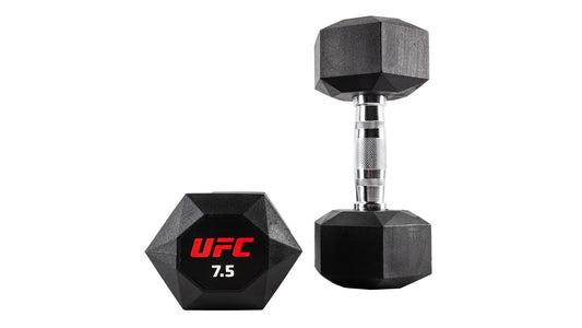 UFC Octagon Dumbbells -7.5kg Pair (15lb) Exercise Home Gym Equipment