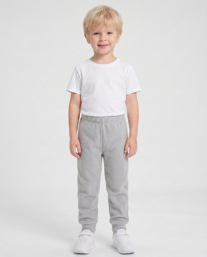 JARMAKO Toddler Boys Warm Fleece Lined Microfleece Pants, Basic Colors, 3T