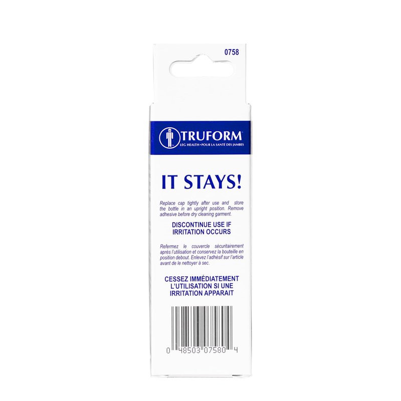 Truform Roll-on body adhesive, prevents stocking rolling or falling down, 2 fl. Ounce ., made in usa