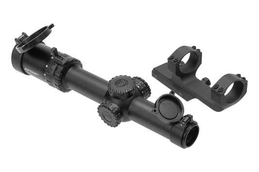 Primary Arms SLX 1-6x24 SFP Rifle Scope Gen IV - Illuminated ACSS Aurora 5.56/.308 Yard Reticle & Deluxe 30mm Scope Mount Bundle