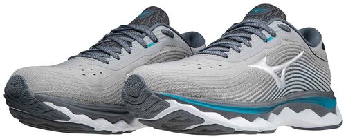 Mizuno Women's Wave Sky 5 Running Shoe, Griffin, 6 Wide