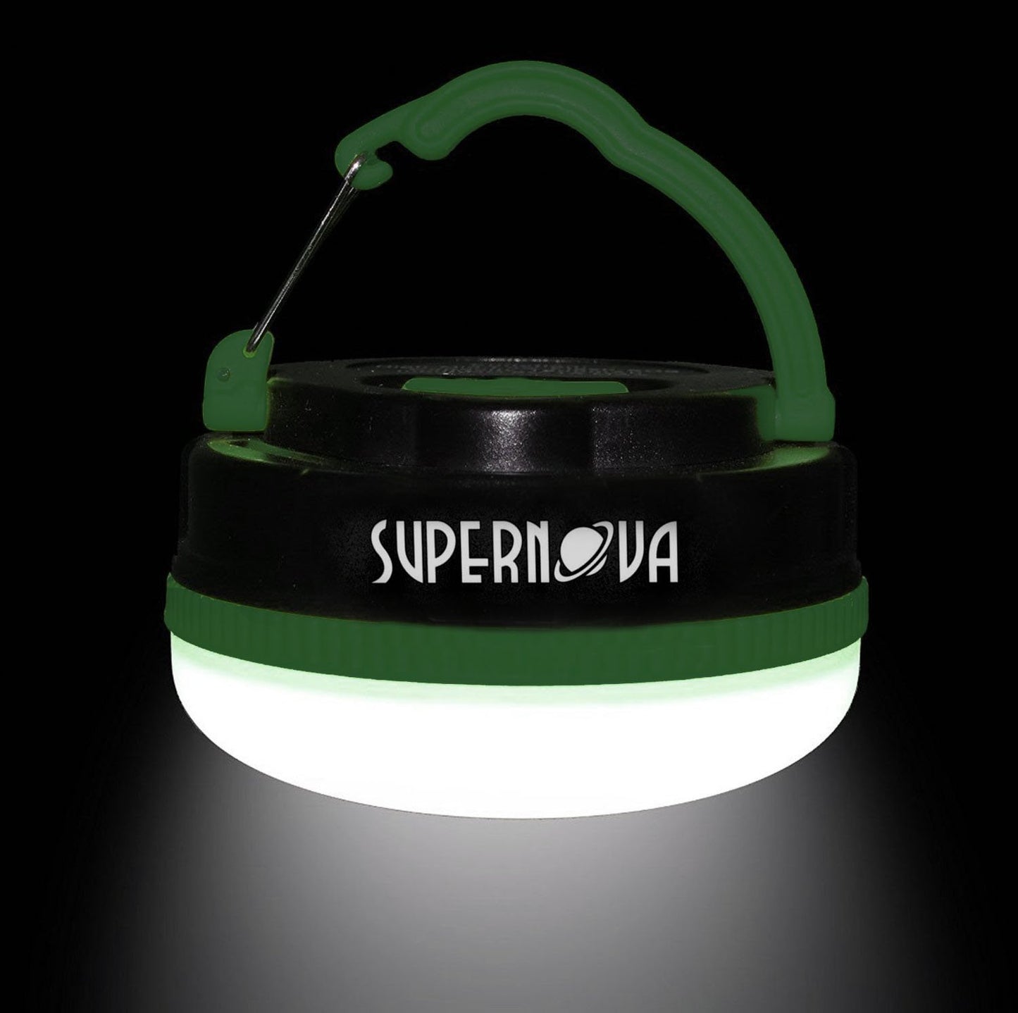 Supernova® Halo 150 Tent Light & Camping Lantern, Versatile Hanging Lantern & Camping Light for Backpacking Gear, Emergency Kits, Hurricanes, Storms & Power Outages (Green, Batteries Included)