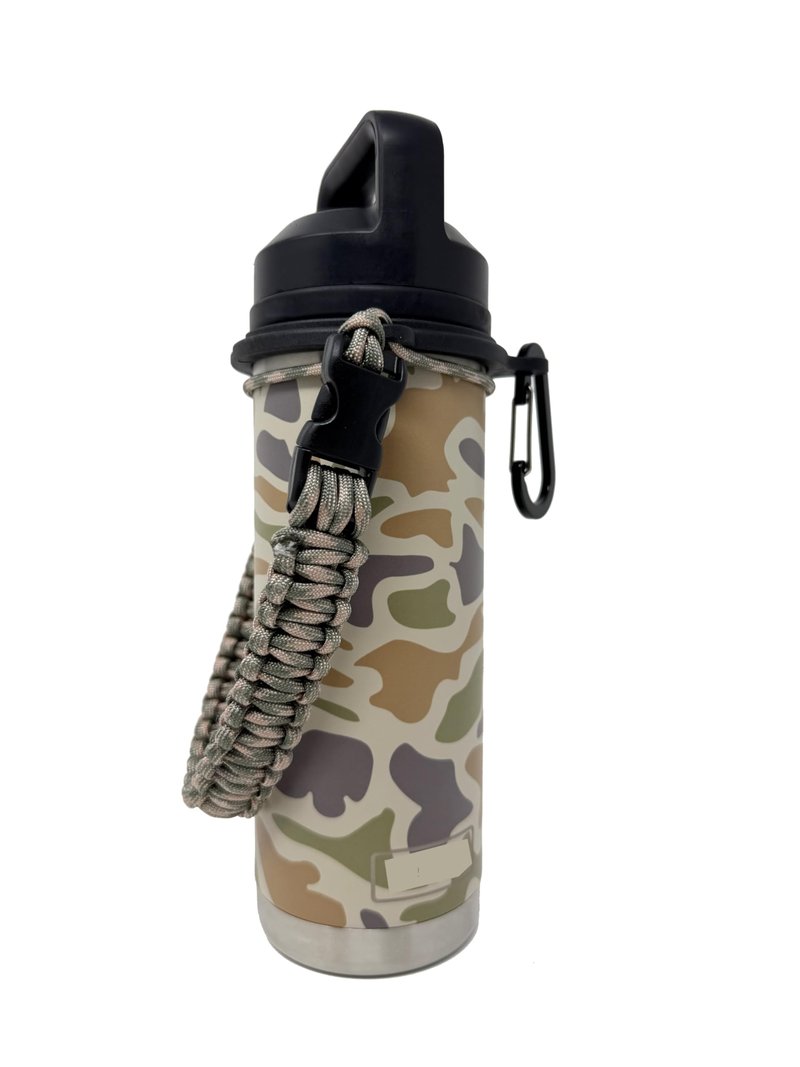 Paracord Handle for YETI Rambler 46oz 36oz 26oz 64oz 18oz 12oz Water Bottles, Durable Carrier Strap - Holder