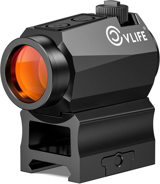 JackalHowl Red Dot Sight - Motion Awake 2 MOA Optics | IPX7 Waterproof, 50,000H Battery Life, Compact 1x20mm for 21mm Rail
