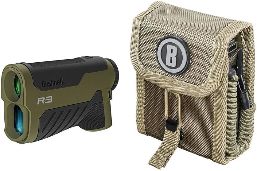 Bushnell R3 Laser Rangefinder - 1200 Yards, HD Optical, Waterproof | 6x25mm, Easy One-Button Use