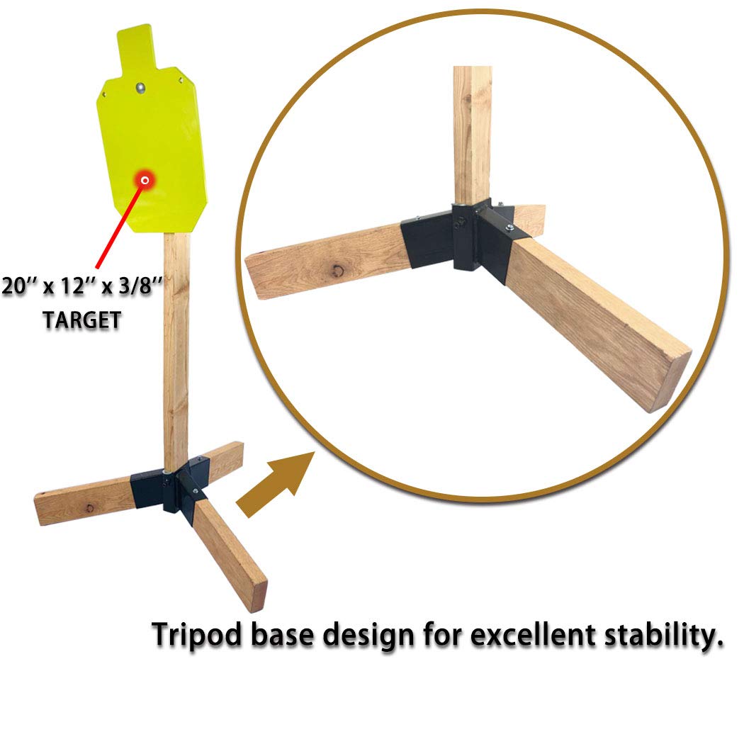 Highwild Target Stand Base Tripod Bracket for AR500 Steel Targets - 1 Pack