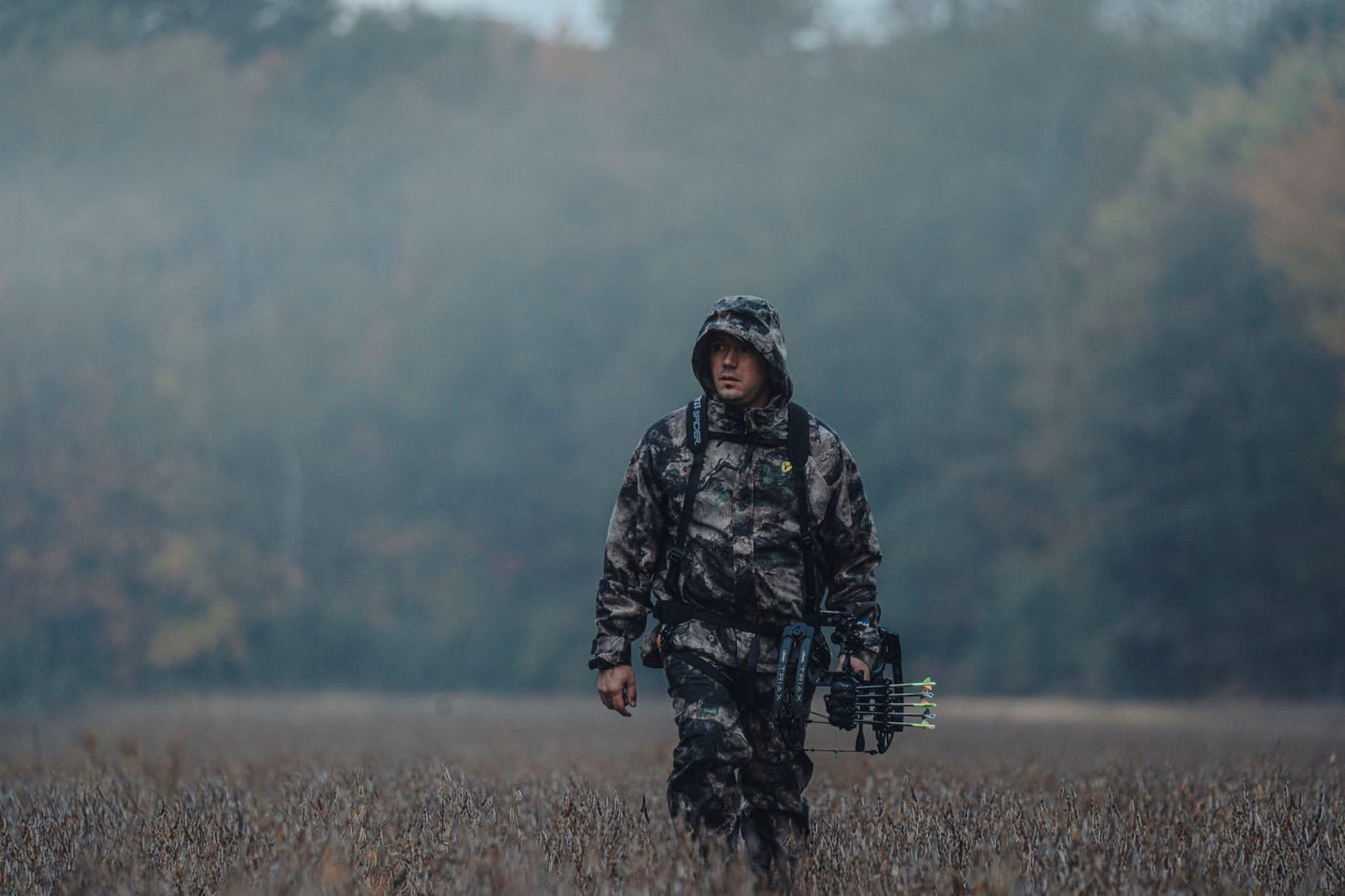 SCENTBLOCKER Men's Lightweight Waterproof Breathable Camo Rain Jacket