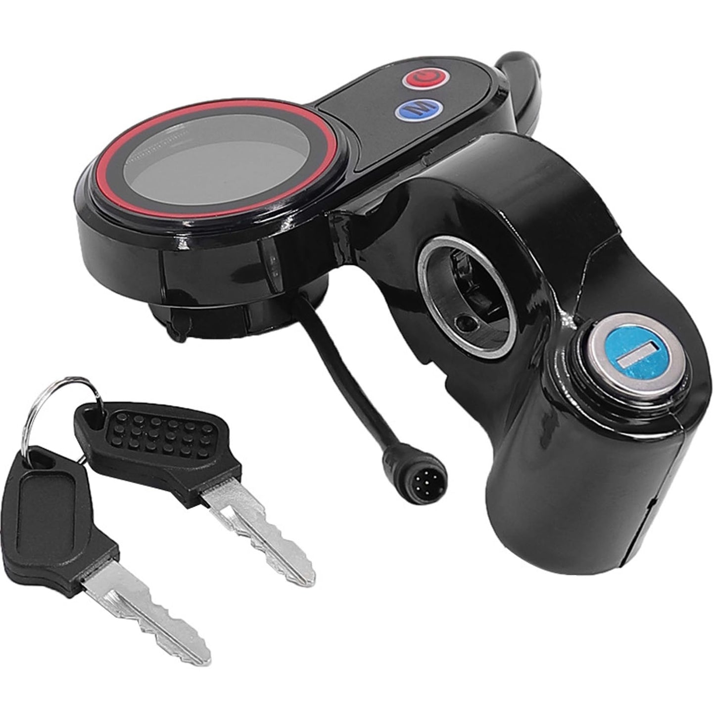 INXING Electric Scooter Throttle for H5 Electric Scooter 6-Pin Speed Controller Accessories with Lock, LCD Display Control Panel for M4 Electric Scooter