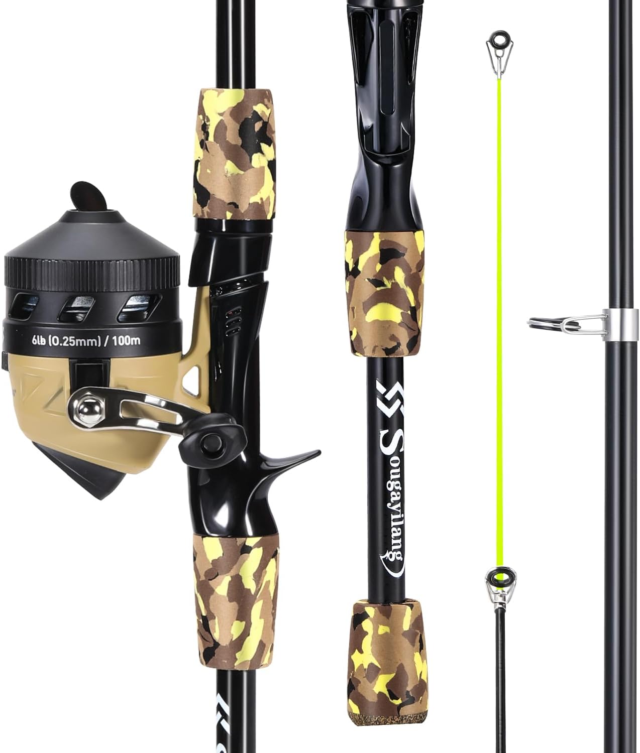 Kids Fishing Rod and Reel Combo - Lightweight Spincast Pole with Tackle Bag & Lures | Perfect Starter Kit for Youth