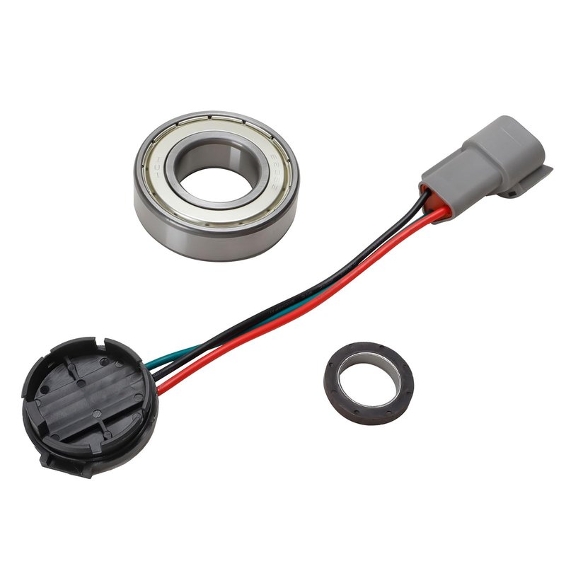 Roykaw 48V Speed Sensor Kit for Club Car DS & Precedent (IQ) with GE Motor 2004-up Golf Cart, Old Style, Includes Speed Sensor, GE Magnet, Seal Bearing, OEM# 102265601