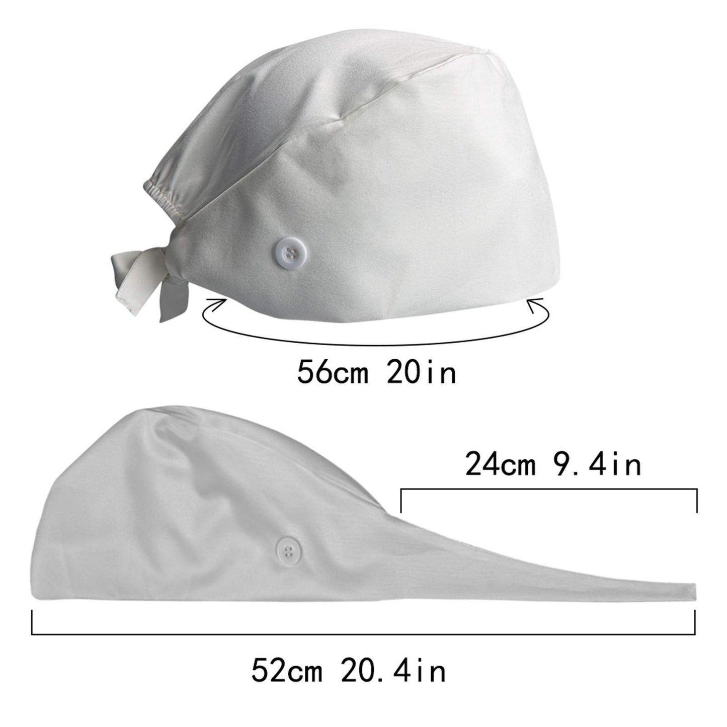 Surgeon Caps for Men Womens Scrub Caps Scrub Caps Surgical Women Surgical Cap with Buttons for Mask Bouffant Scrub Caps Women Scrub Caps Women Men Scrub Hat Bouffant Scrub