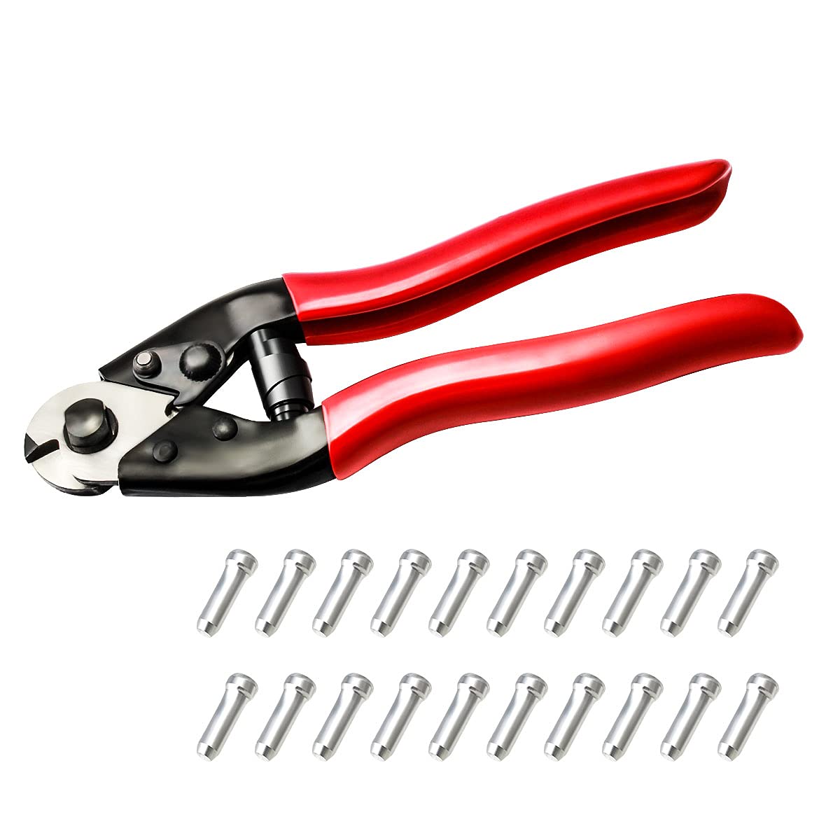 ZFZ Stainless Steel Cable Cutter, Bicycle Wire Rope Shearing Forceps Cutter Bike Wire Nipper Cutters for Cable and Housing, Repair Assembly Tool