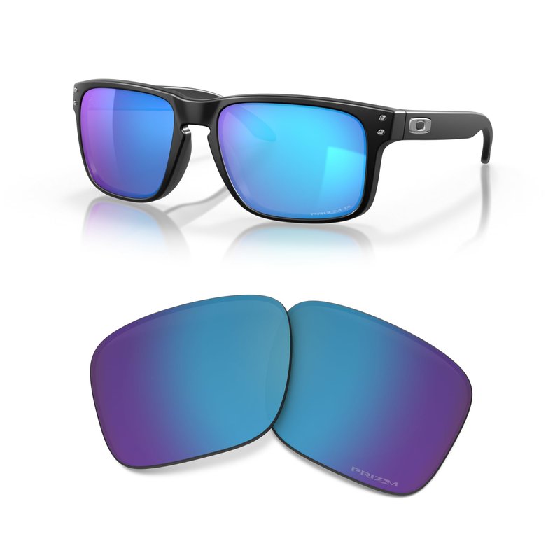 Oakley Original Holbrook XL OO9417 00000159 Prizm Sapphire Iridium Polarized Replacement Lenses for Men for Women + Bundle Microfiber Pouch-Frames Not Included