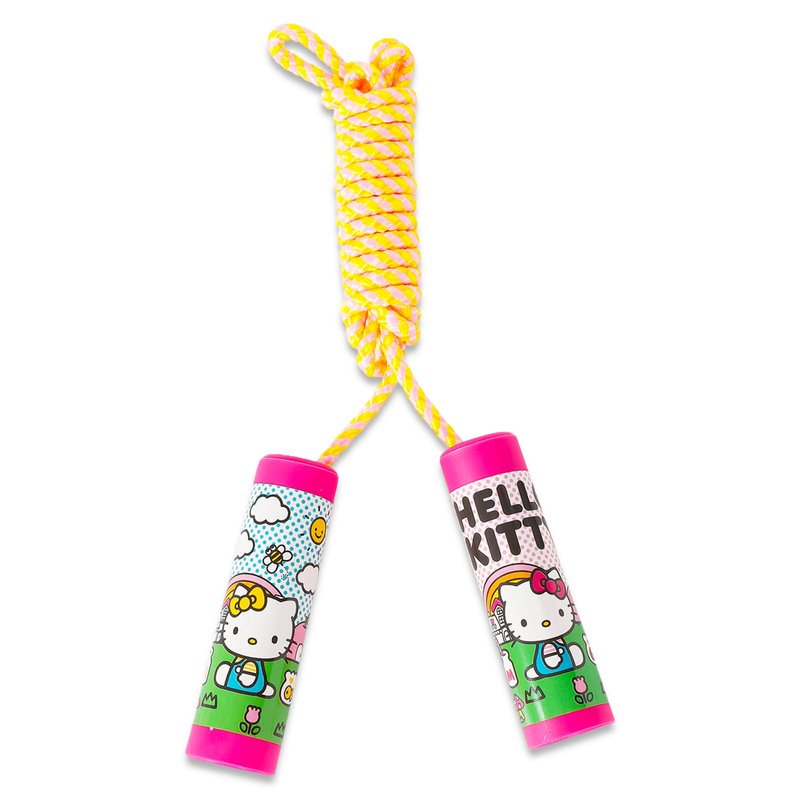 Hello Kitty Jump Rope for Kids - Hello Kitty Outdoor Playset Bundle with Hello Kitty Skipping Rope for Girls Plus Stickers, More | Hello Kitty Jumping Rope Fun Toy and Fitness