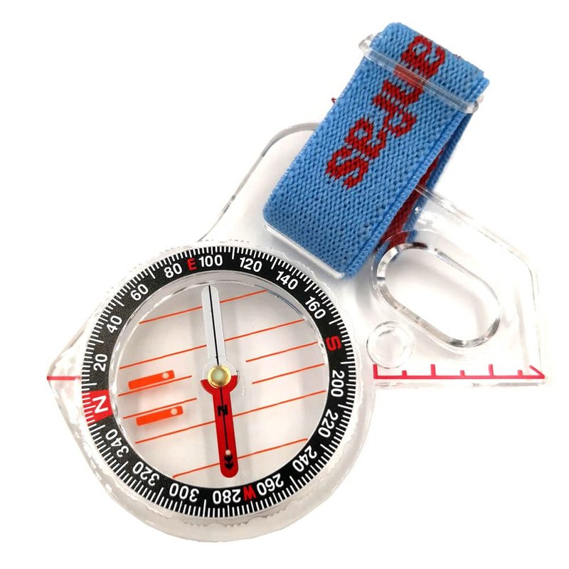 KanPas MA-40-FS Thumb Orienteering Compass: Acrylic, Shockproof & Waterproof