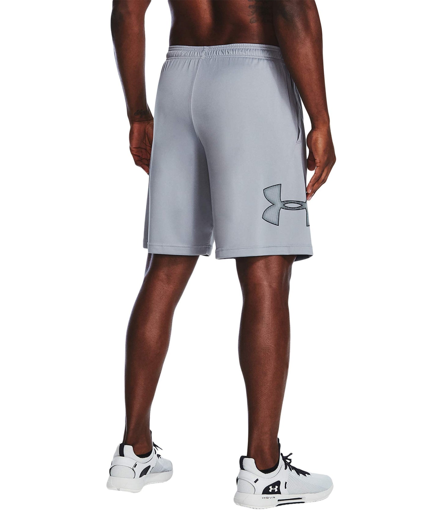 Under Armour Men's Tech Graphic 10" Shorts, Steel (035)/Black, 3X-Large Tall