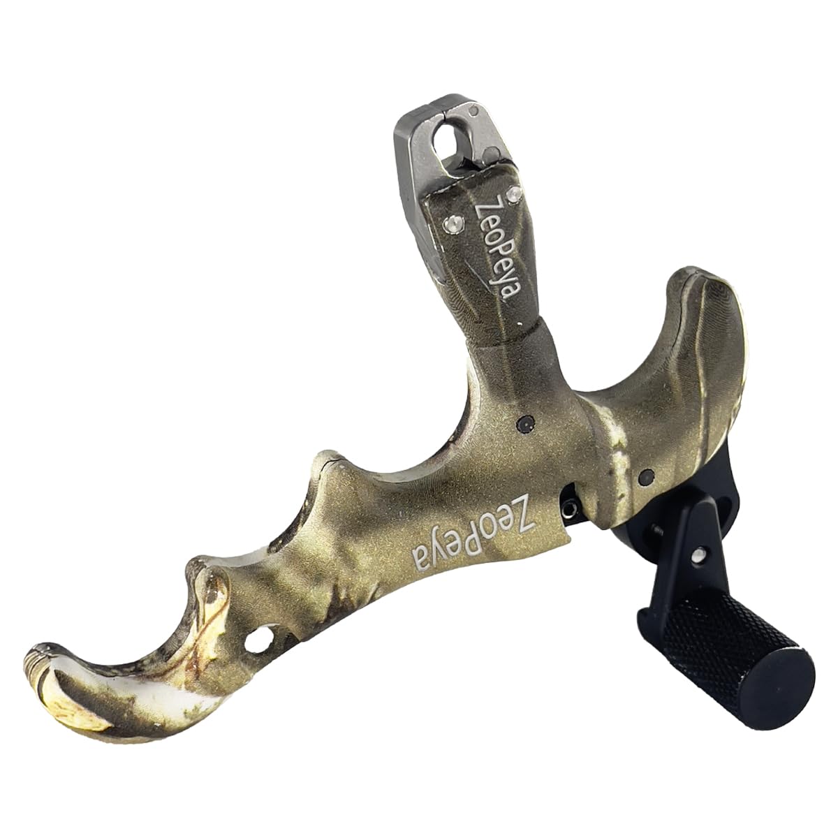 ZeoPeya Bow Release for Compound Bow, 360° Rotate Caliper Thumb Release Archery Accessories