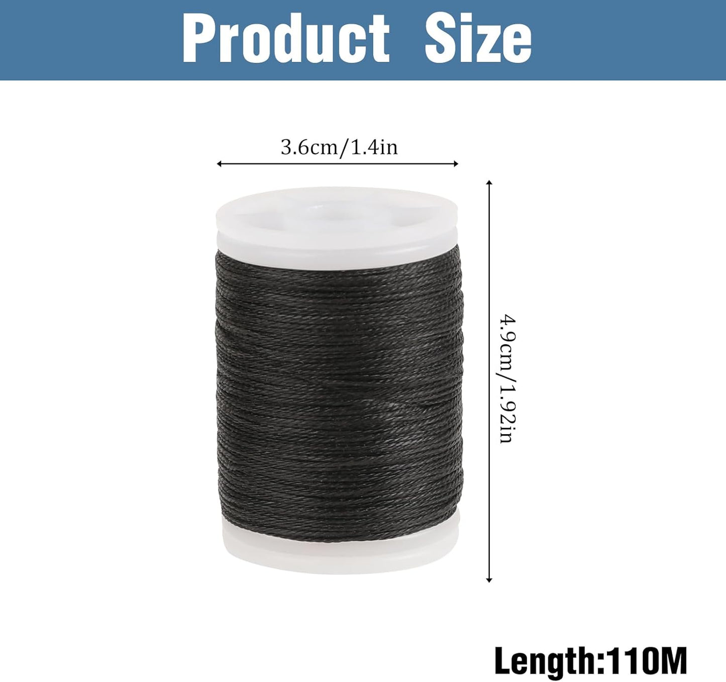 Mozeat Recurve Bow String Serving Thread - 120 Yard Nylon Bowstring for Compound Archery | Tying Nock Point Accessories