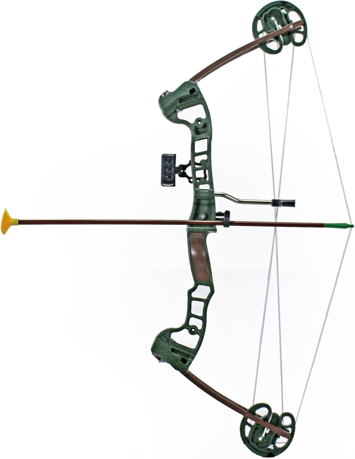 Archery Compound Bow and Arrow Training Set - 3 Target-Tip Arrows & Large Target Board for Skill Development