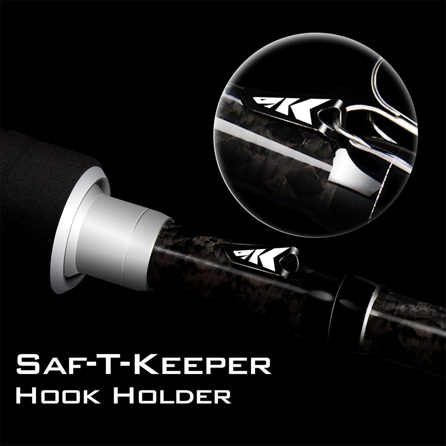 KastKing Perigee II Spinning & Casting Fishing Rods, Fuji O-Ring Line Guides, 24 Ton Carbon Fiber Casting and Spinning Rods - Two Pieces,Twin-Tip Rods