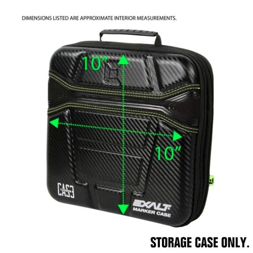 Exalt Paintball Carbon Series Marker Case/Gun Bag - Black/Lime