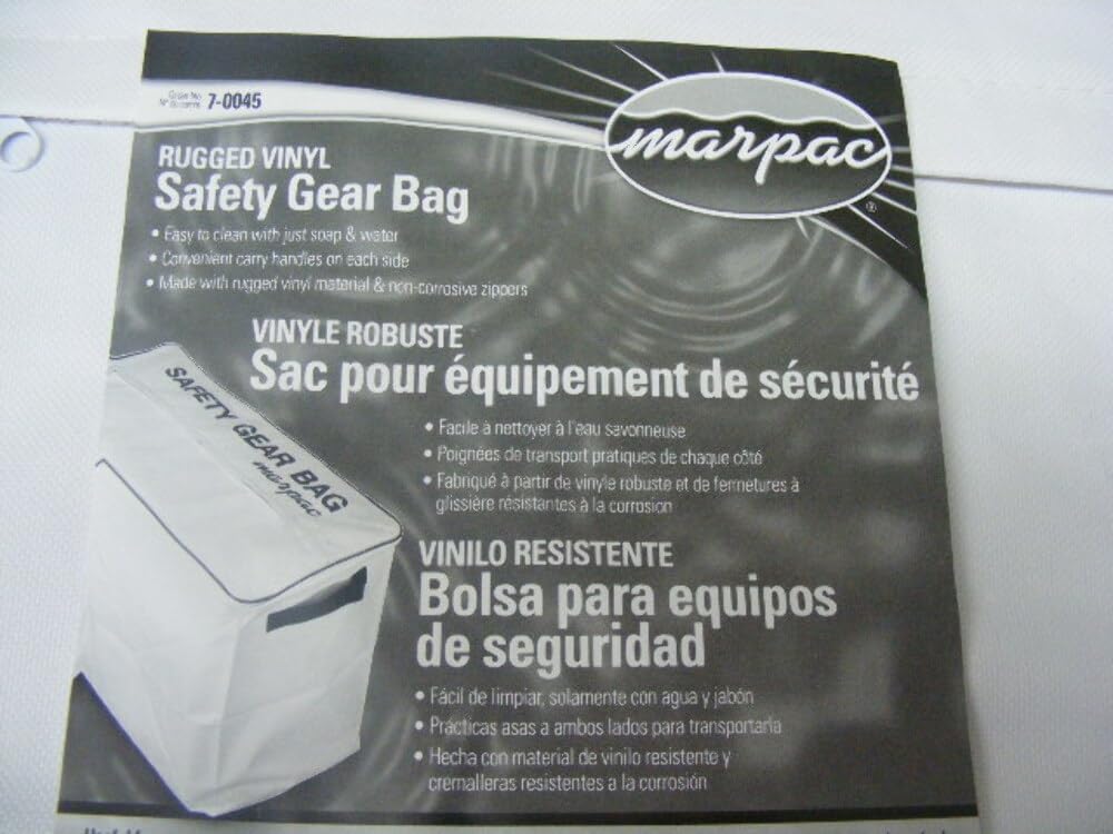 Boat Safety Gear Bag - Waterproof Storage for Life Jackets & Safety Equipment
