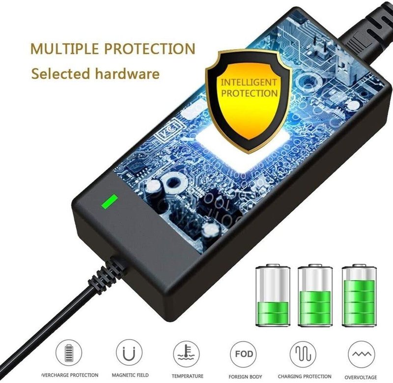 [Verified Fit] 53.5V 2A KQi Charger for NIU KQi3/ KQi3 Pro/ KQi3 Max/ KQi3 Sport/ KQi2/ KQi2 Pro (NOT for Youth or Youth+) Electric, KQi 46.8V Battery Charger