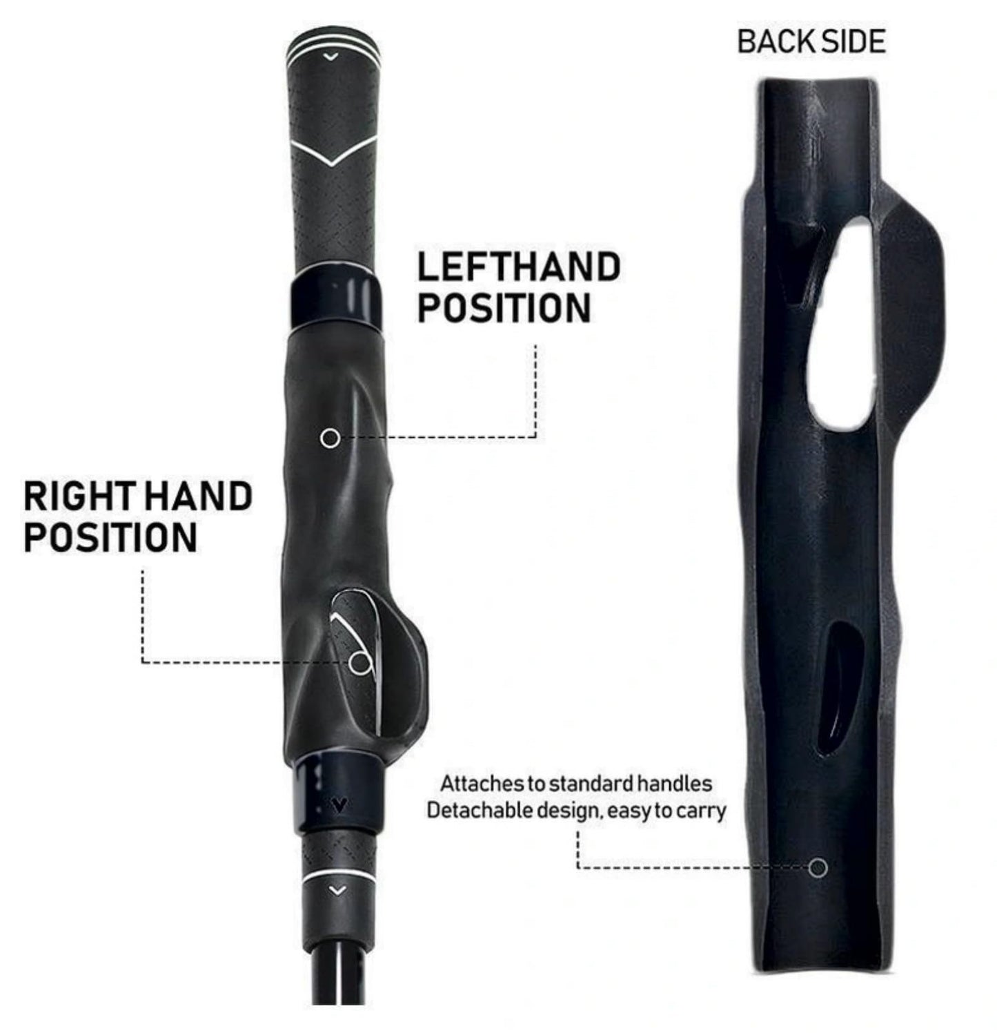 MENGYUEXUAN Golf Grip Trainer with Swing Correction Strap, 2-in-1 Training Aid for Arms Synchronization & Muscle Memory, Golf Practice Tool for Posture and Grip Alignment for Men & Women