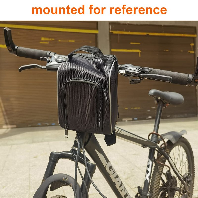 L-faster Bike Lithium Bag Bicycle Scooter Head Bag Front Head Portable Li- Package DIY Ebike Bag