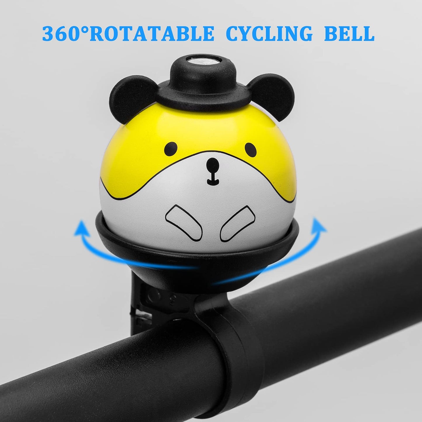 ROCKBROS Bike Bell for Kids Bicycle Bells Cycling Bells Cute Ring Ball Bike Accessories for Girls Boys Scooter Bike