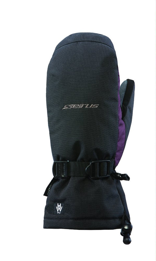 Seirus Innovation Heatwave Accel Mitt, X-Large, Black/Plum