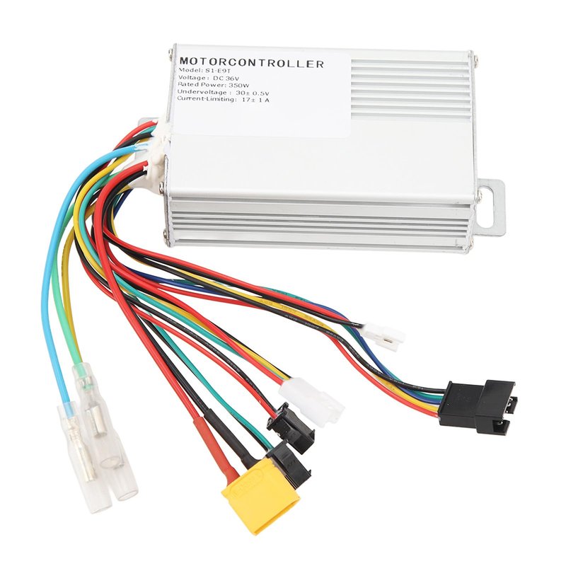 E Motor Controller, 36V 350W Electric Scooter Controller with Aluminum Alloy Shell, Aluminum Alloy Brushless Motor Controller for Electric Scooter