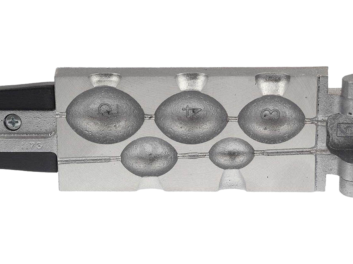 Fishing Egg Sinker Mold for Custom Sinkers - Multiple Weight Options